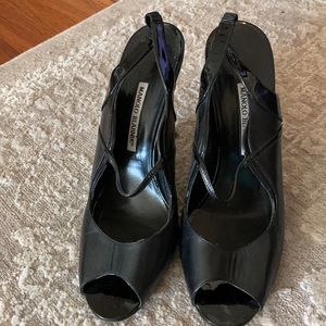 Manolo Blahnik sling back shoes Size 41 1/2